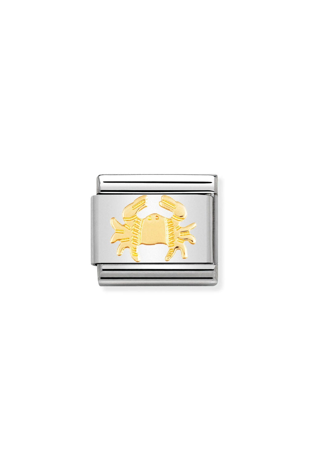 Composable® Link, Charm, Cancer In Bonded Yellow gold in hypoallergenic stainless steel and gold 18 kt | Nomination Italy
