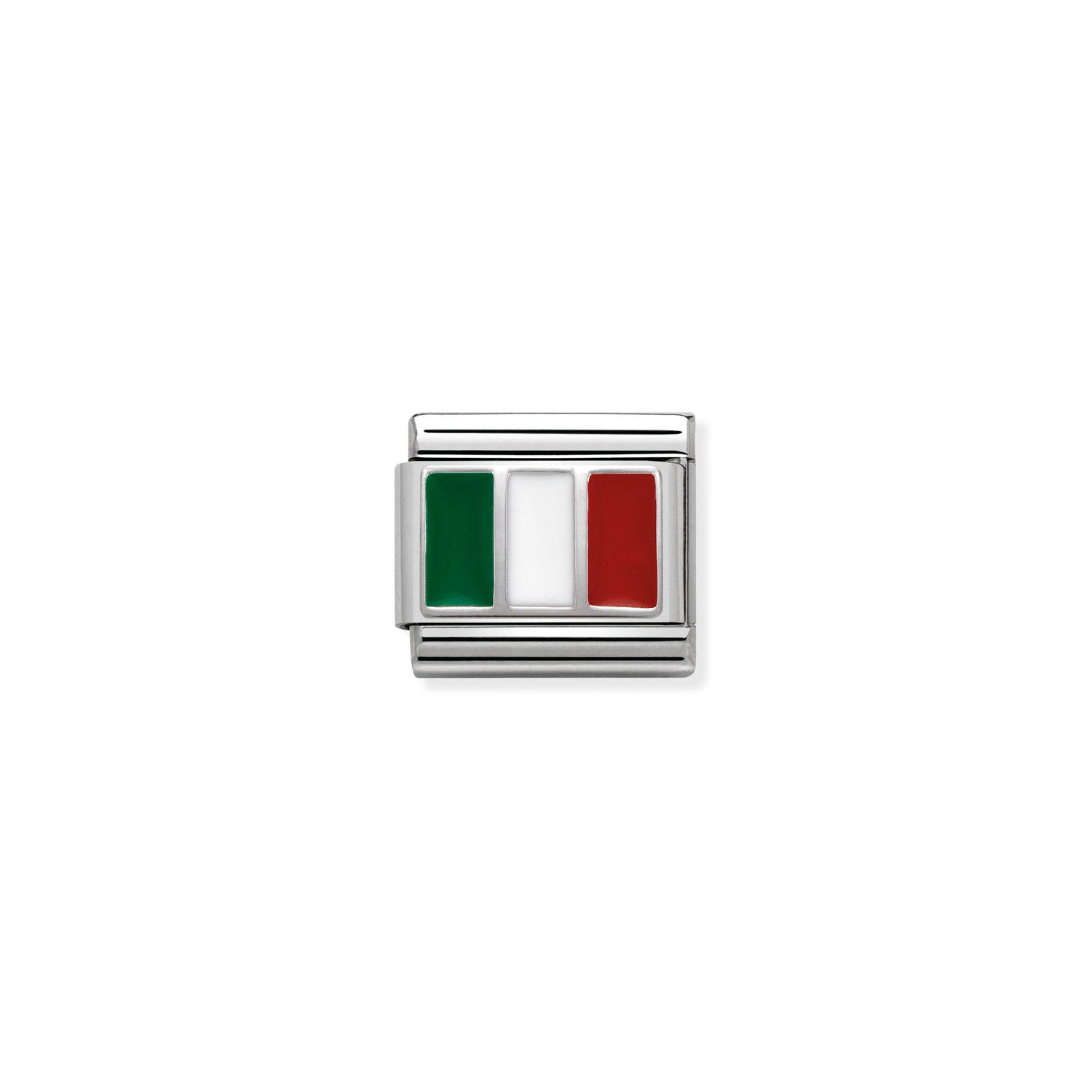 Composable® Link, Charm, Italy with Enamel in hypoallergenic stainless steel, sterling silver .925 and enamel | Nomination Italy