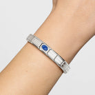 Composable® Link, Charm, Lapis Lazuli Stone, Blue in hypoallergenic stainless steel, sterling silver .925 and natural stones | Nomination Italy