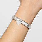 Composable® Link, Charm, Dog Face Pendant in hypoallergenic stainless steel, sterling silver .925 and cubic zirconia | Nomination Italy