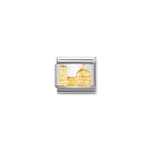 Composable® Link, Charm, Florence Duomo in hypoallergenic stainless steel and gold 18 kt | Nomination Italy