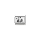 Composable® Link, Charm, Dog In silver in hypoallergenic stainless steel and sterling silver .925 | Nomination Italy